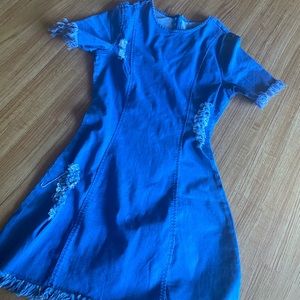 Jean Fringe Dress